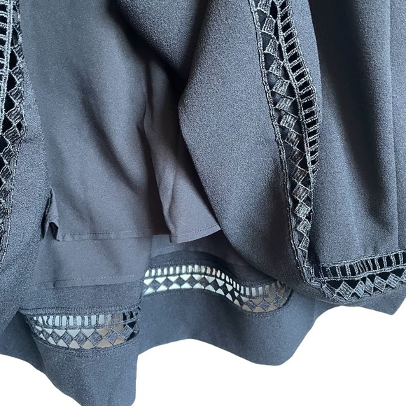 Eliza J Black Bell Sleeve Fit & Flare Dress Style EJ7M4254 Size 18 - Picture 9 of 15